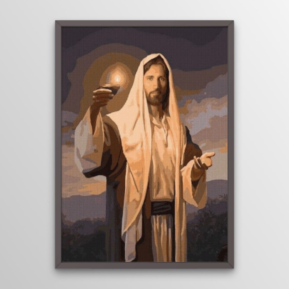 Buy Jesus Diamond Painting Kits Square Drill Beads Art Kit for