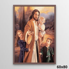 Load image into Gallery viewer, Jesus with Children 60x80 Diamond Art

