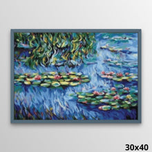 Load image into Gallery viewer, Monet Water Lilies 30x40 Diamond Art World
