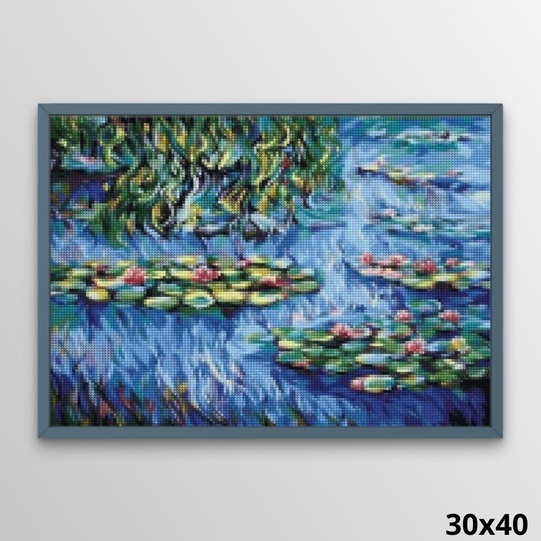 Monet Water Lilies 30x40 Diamond Art World