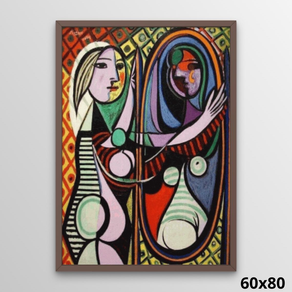 Picasso Girl before a Mirror 60x80 Diamond Painting