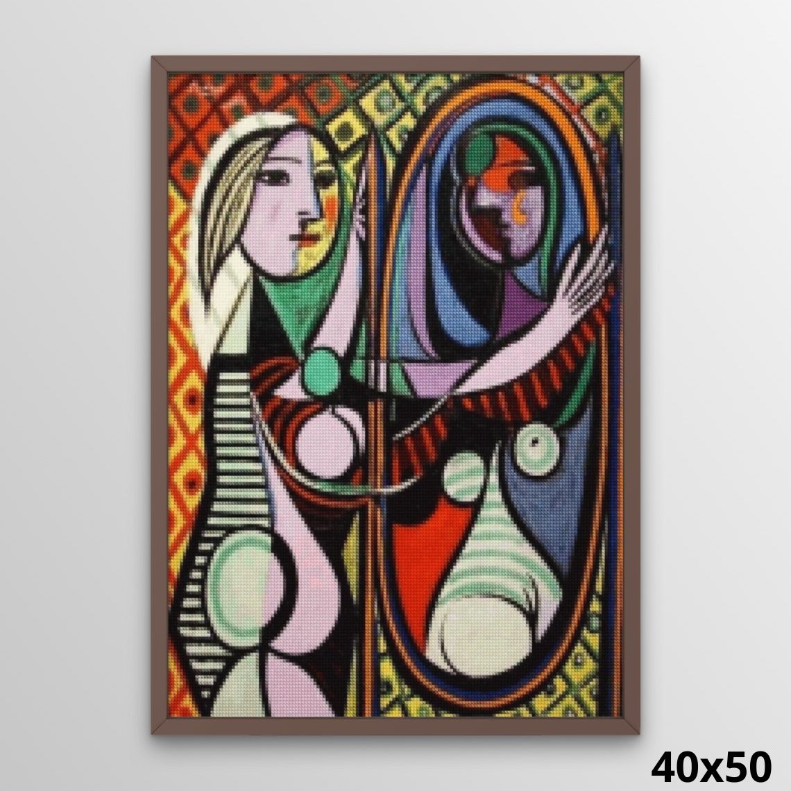 Picasso Girl before a Mirror 40x50 Diamond Painting