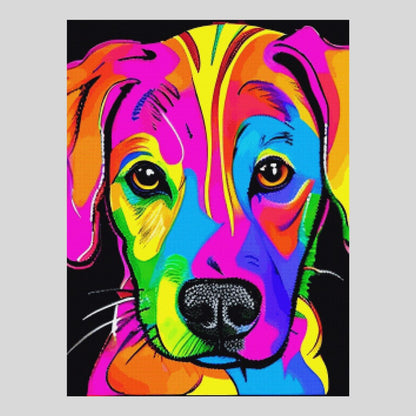 Psychedelic Dog Diamond Painting