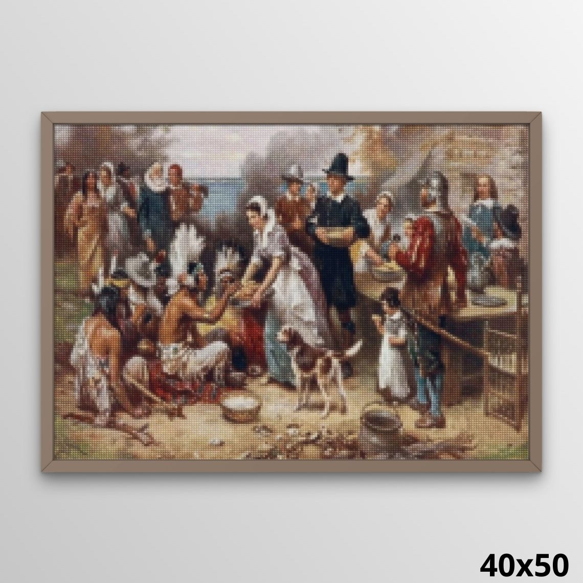 The First Thanksgiving 40x50 Diamond Painting