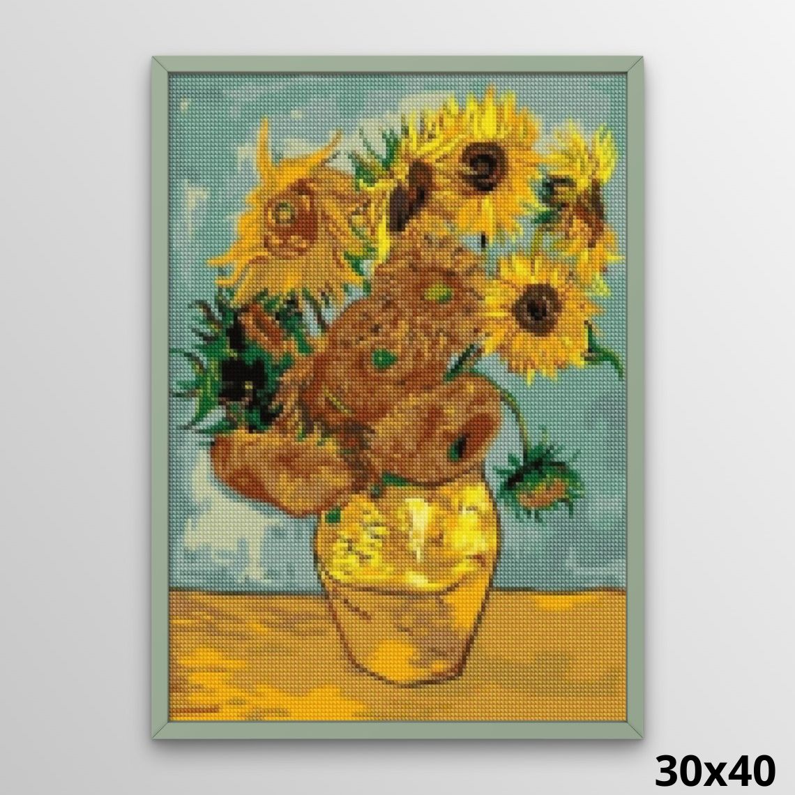 Van Gogh Sunflowers 30x40 Diamond Painting