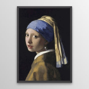 Vermeer Girl with a Pearl Diamond Painting