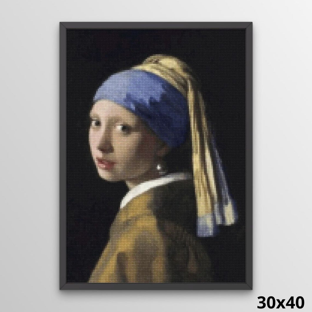 Vermeer Girl with a Pearl 30x40 Diamond Painting