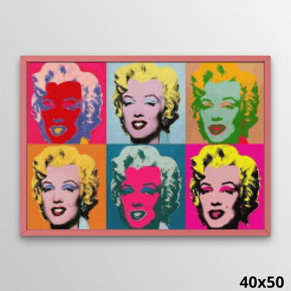 Warhol Marilyn Monroe 40x50 Diamond Painting