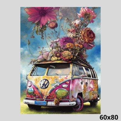Blossoming Bus 60x80 Diamond Painting