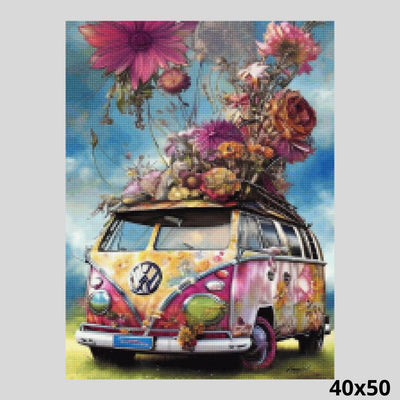 Blossoming Bus 40x50 Diamond Painting