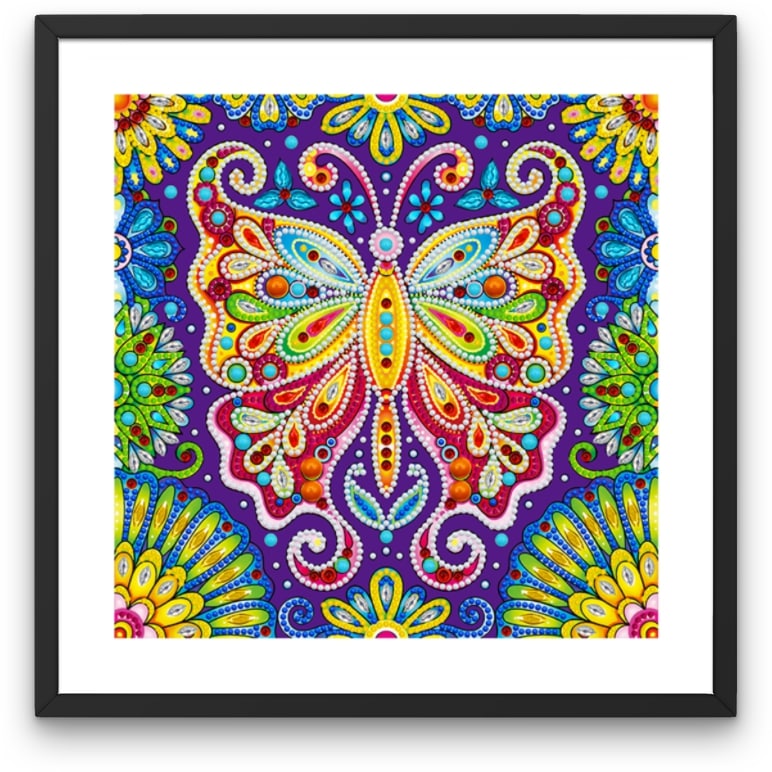Butterfly Jewels Glow in the Dark