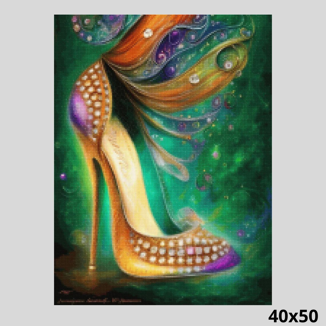 Carnival High Heels Shoe 40x50 Diamond Painting