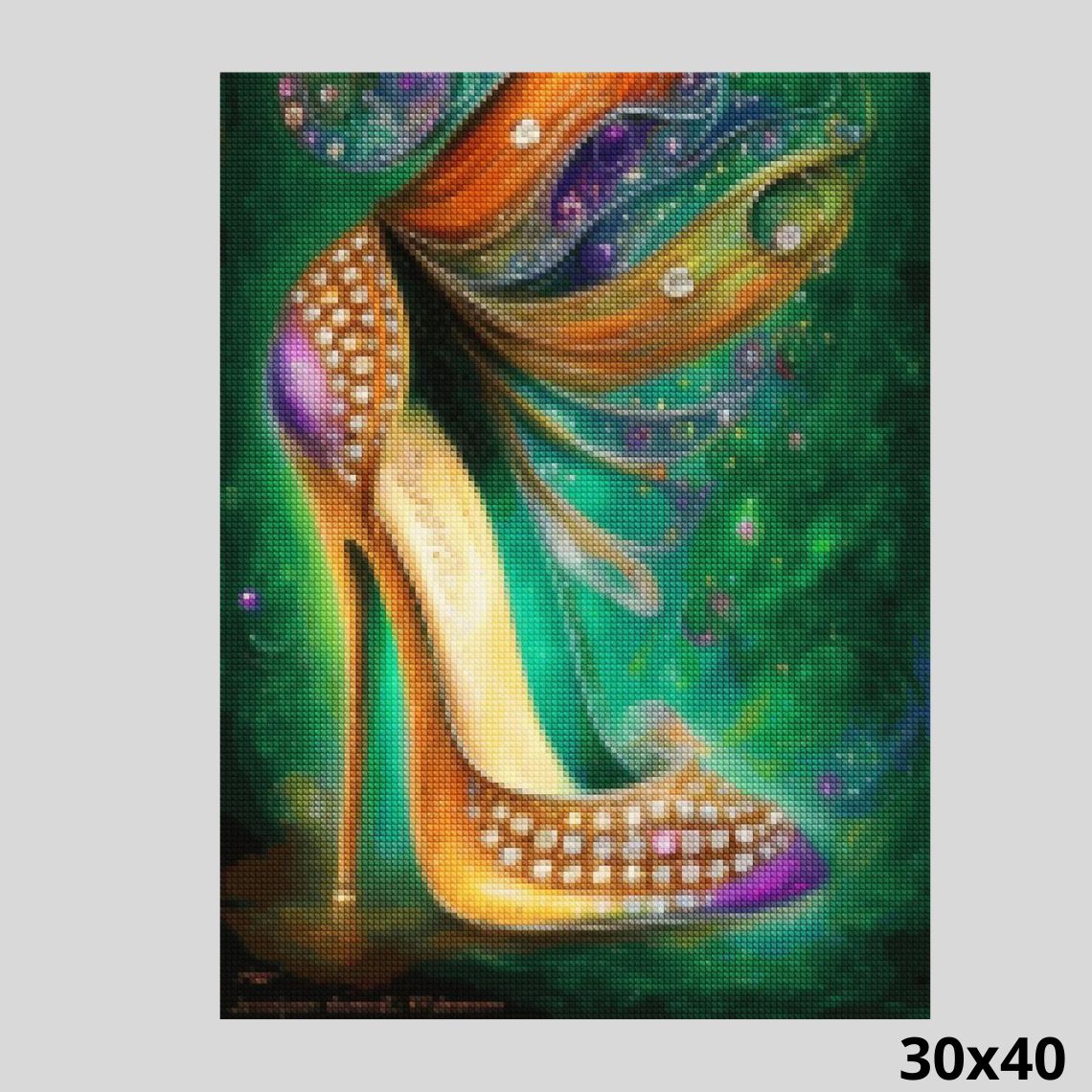 Carnival High Heels Shoe 30x40 Diamond Painting