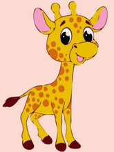 Load image into Gallery viewer, Cute Giraffe Diamond Painting for Kids
