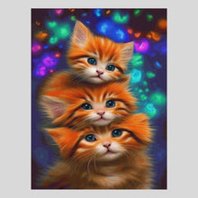 Load image into Gallery viewer, Cute Little Kitties Paint with Diamonds
