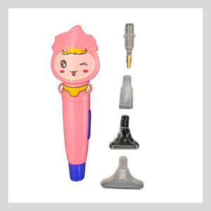 diamond painting LED light pen pink girl