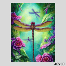 Load image into Gallery viewer, Dragonfly Dreams 40x50 Paint with Diamonds
