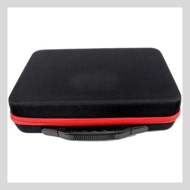 Drill Storage Suitcase 60 pots red