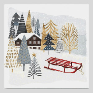 Easy Painting Winter Country Diamond Painting