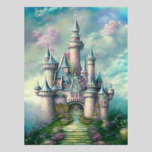 Load image into Gallery viewer, Elven Castle in Heavens Diamond Painting
