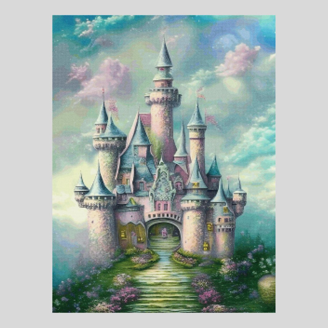 Elven Castle in Heavens Diamond Painting