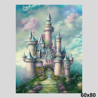 Elven Castle in Heavens 60x80 Diamond Painting