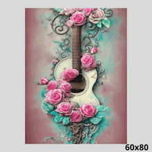 Load image into Gallery viewer, Guitar in Embrace of Roses 60x80 Diamond Painting
