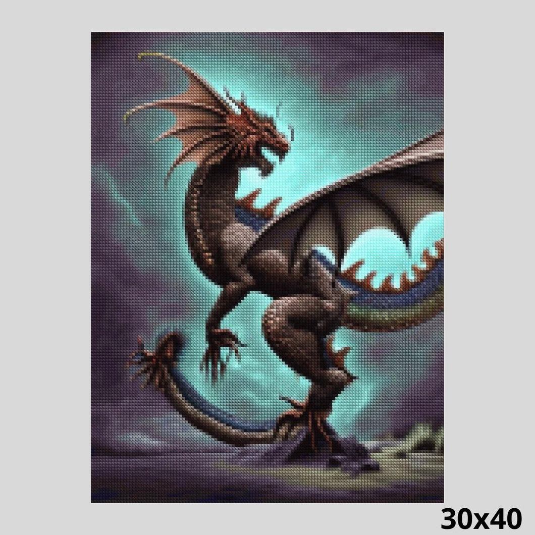 King Dragon Rules His World 30x40 Diamond Painting