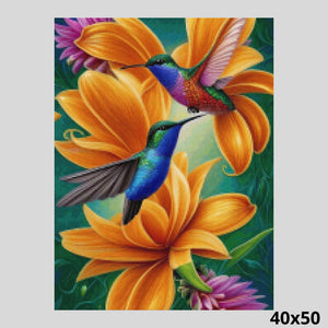 Magical Hummingbirds 40x50 Diamond Painting