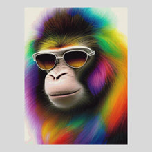 Load image into Gallery viewer, Neon Funky Gorilla Diamond Painting
