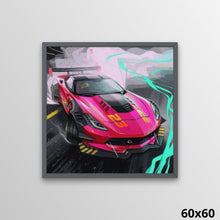 Load image into Gallery viewer, Pink Racing Car 60x60 Diamond Painting
