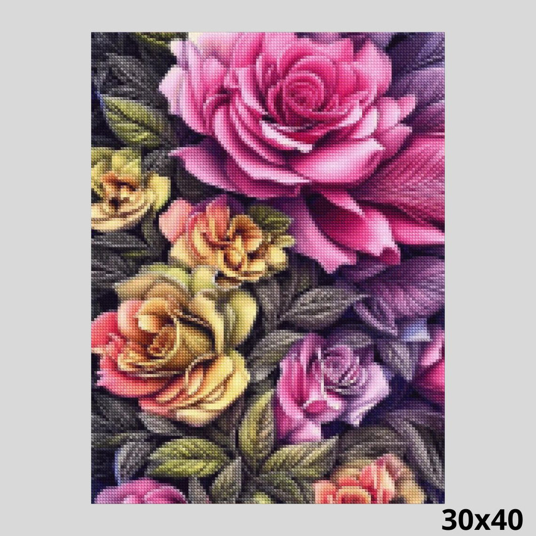 Roses are Love 30x40 Diamond Painting