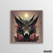 Load image into Gallery viewer, Wolf in Flowers Fantasy 60x60 Diamond Painting
