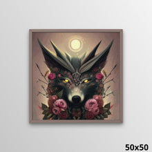 Load image into Gallery viewer, Wolf in Flowers Fantasy 50x50 Diamond Painting
