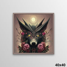 Load image into Gallery viewer, Wolf in Flowers Fantasy 40x40 Diamond Painting
